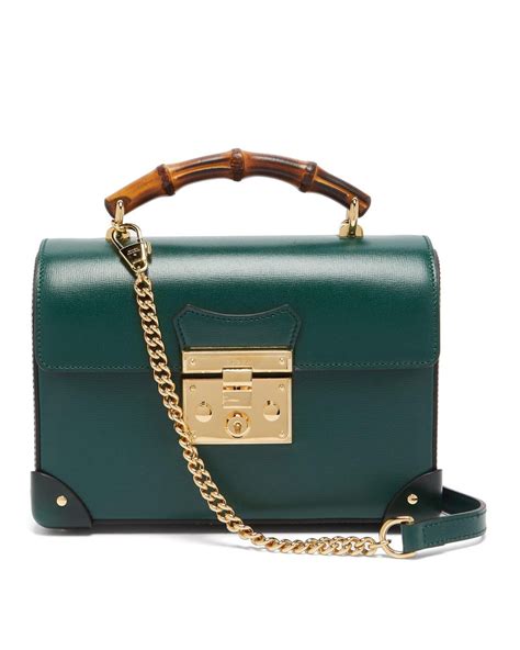 gucci padlock bag with bamboo handle